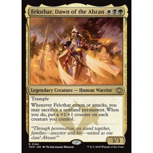 Felothar, Alba degli Abzan