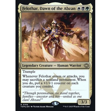 Felothar, Dawn of the Abzan