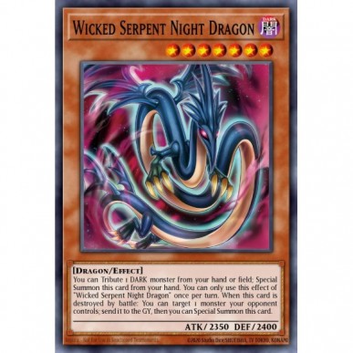 Drago Serpente Notturno Malvagio