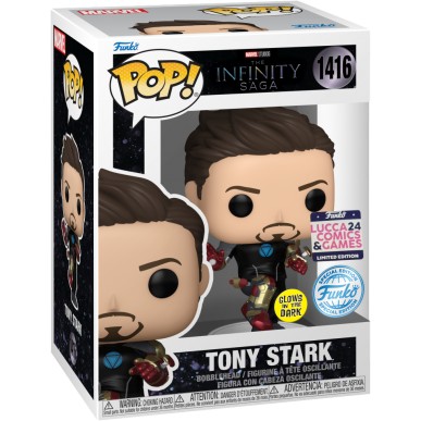 Funko Pop 1416 - Tony Stark - The Infinity Saga (Special Edition) (Glows in the Dark) (Lucca Comics & Games 24)
