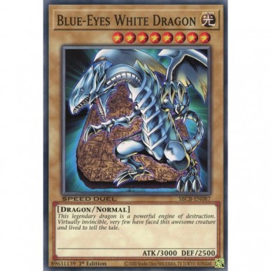 Drago Bianco Occhi Blu (V.1 - Common)