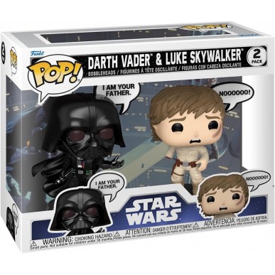 Funko Pop 2 Pack - Darth Vader & Luke Skywalker - Star Wars