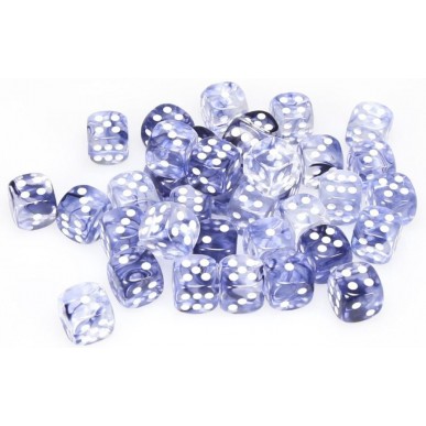 Chessex - Set 36 Dadi da 12mm - Nebula Black/White