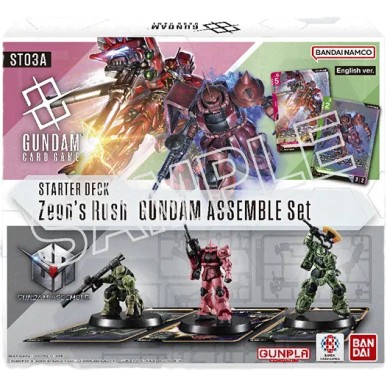 Gundam Card Game - Zeon's Rush ST03A - Assemble Starter Deck (ENG)