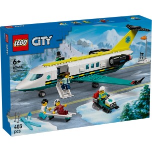 LEGO City - 60465 - Aereo Ambulanza di Emergenza
