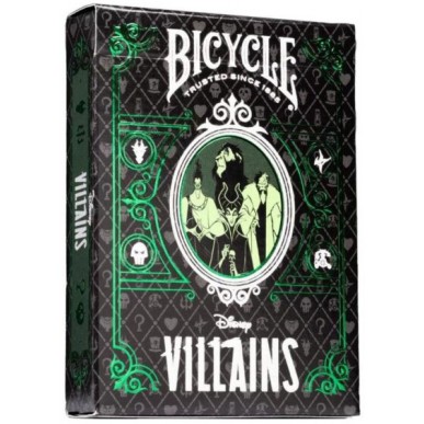 Carte da Poker - Bicycle Disney Villains (Verde)