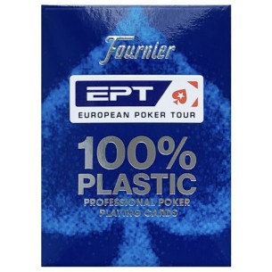 Carte da Poker - Fournier EPT Plastic (Blu)