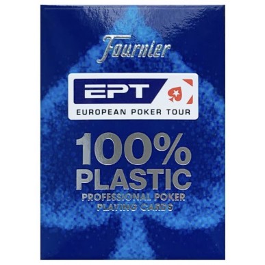 Carte da Poker - Fournier EPT Plastic (Blu)