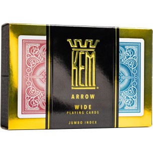 Carte da Poker - KEM Arrow Jumbo Index (Wide)