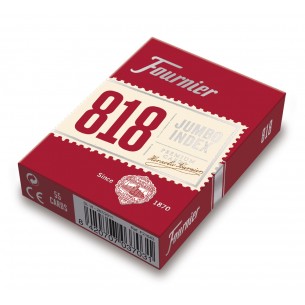 Carte da Poker - Fournier 818 Jumbo Index (Rosso)