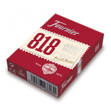 Carte da Poker - Fournier 818 Jumbo Index (Rosso)