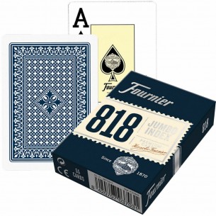 Carte da Poker - Fournier 818 Jumbo Index (Blu) 2