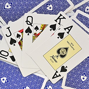 Carte da Poker - Fournier EPT Plastic (Blu) 2