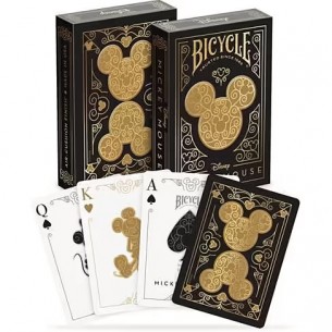 Carte da Poker - Bicycle Black and Gold Disney Mickey Mouse 2