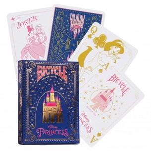 Carte da Poker - Bicycle Disney Princess (Blu) 2