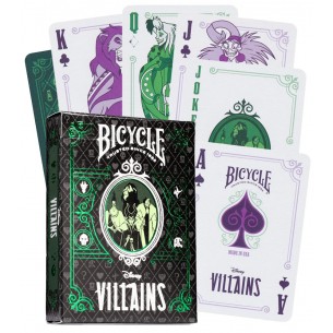 Carte da Poker - Bicycle Disney Villains (Verde) 2