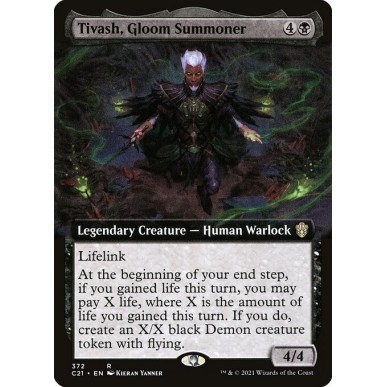 Tivash, Evocatore di Oscurità