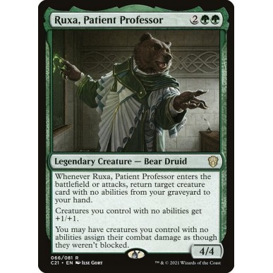 Ruxa, Professore Paziente