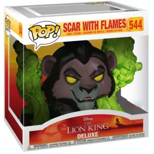 Funko Pop Deluxe 544 - Scar with Flames - The Lion King (Oversized)