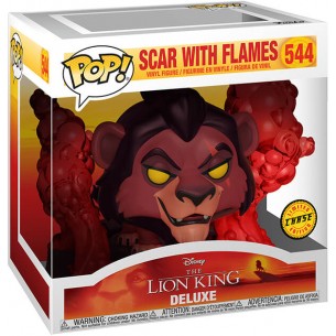 Funko Pop Deluxe 544 - Scar with Flames - The Lion King (Oversized) (Chase)
