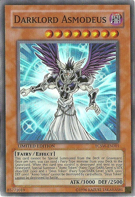 Darklord Asmodeus (V.1 - Super Rare) - Yu-Gi-Oh! Championship Series ...