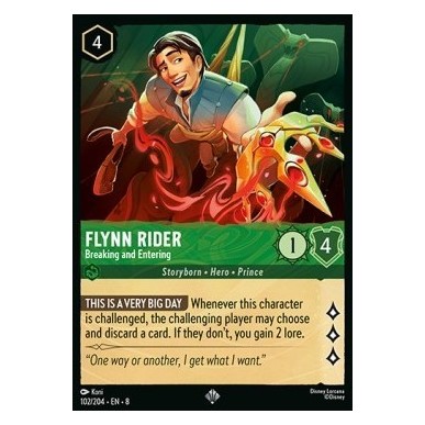 Flynn Rider - Entrato di Soppiatto