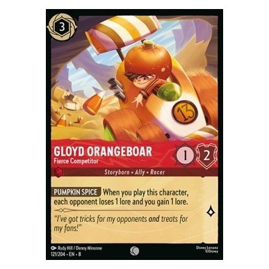 Gloyd Orangeboar - Avversario Agguerrito