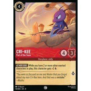 Cri-Kee - Part of the Team