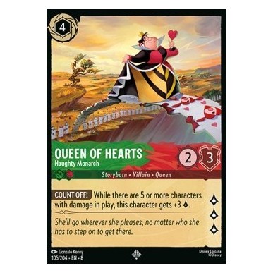 Queen of Hearts - Haughty Monarch