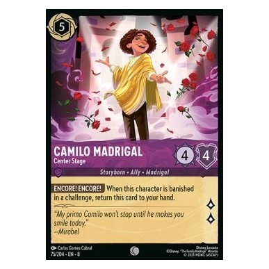 Camilo Madrigal - Center Stage