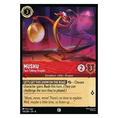 Mushu - Fast-Talking Dragon