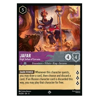 Jafar - Sommo Sultano di Lorcana