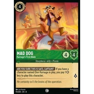 Mad Dog - Karnage's First Mate