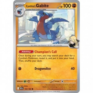 Cynthia's Gabite