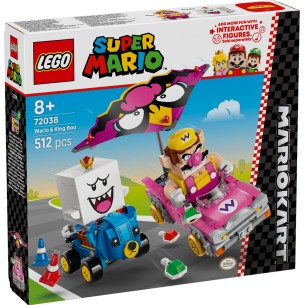 LEGO Super Mario - 72038 - Mario Kart: Wario e Re Boo