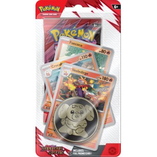 Scarlet & Violet: Destined Rivals - Premium Checklane Blister - Skeledirge (ENG)