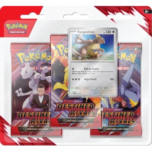 Scarlet & Violet: Destined Rivals - 3 Pack Blister - Kangaskhan (ENG)