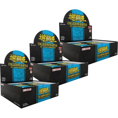 Bundle 3x Collezione Rarità 25º Anniversario II - Display da 24 Buste (ITA - 1a Edizione)