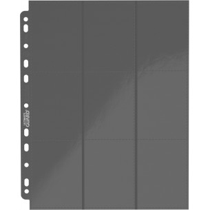 Pagine 9 Tasche per Album (10 Pezzi) - Grigio - Ultimate Guard 2