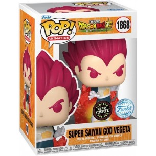 Funko Pop Animation 1868 - Super Saiyan God Vegeta - Dragon Ball Super: Broly (Special Edition) (Limited Glow Chase Edition)