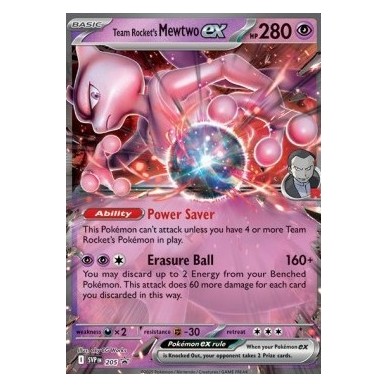 Mewtwo ex del Team Rocket