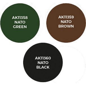 AK - Set di Pittura NATO Colors - AK11658 2