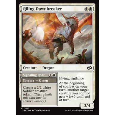 Riling Dawnbreaker // Ruggito...