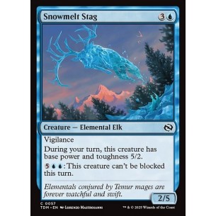 Snowmelt Stag