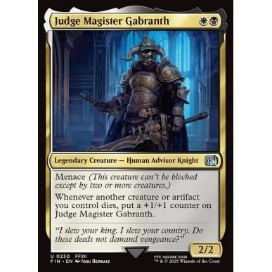 Judge Magister Gabranth