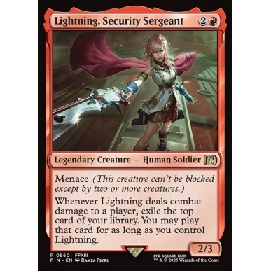 Lightning, Security Sergeant
