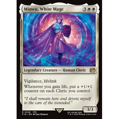 Minwu, White Mage