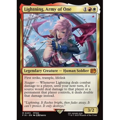 Lightning, Army of One