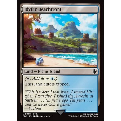 Idyllic Beachfront