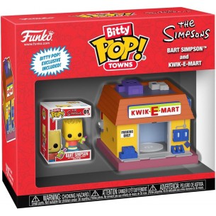 Funko Bitty Pop Towns - Bart Simpson and Kwik-E-Mart - The Simpsons